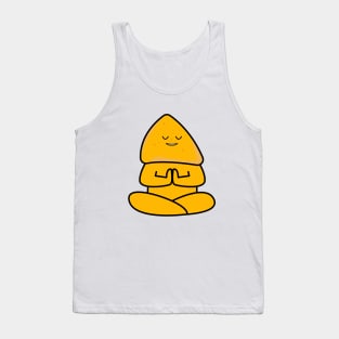 International yoga day with cute nachos character Tank Top